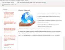 Tablet Screenshot of foir-india.org